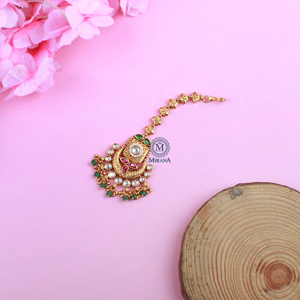 Tarana Antique Designer Maangtika