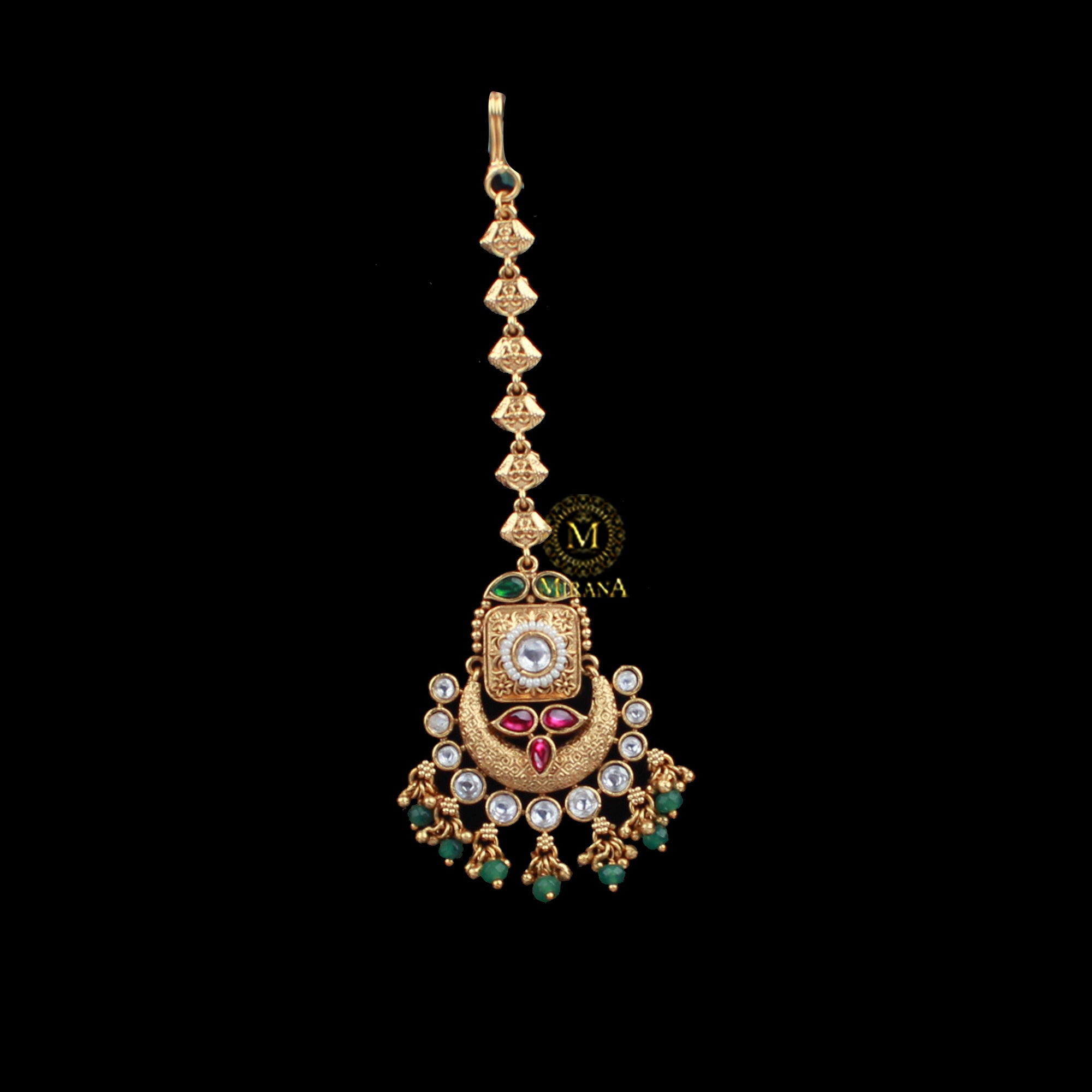 Tarana Antique Designer Maangtika