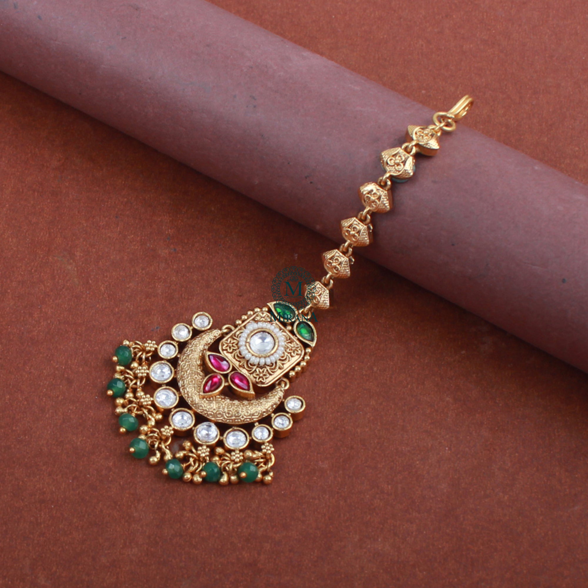 Tarana Antique Designer Maangtika
