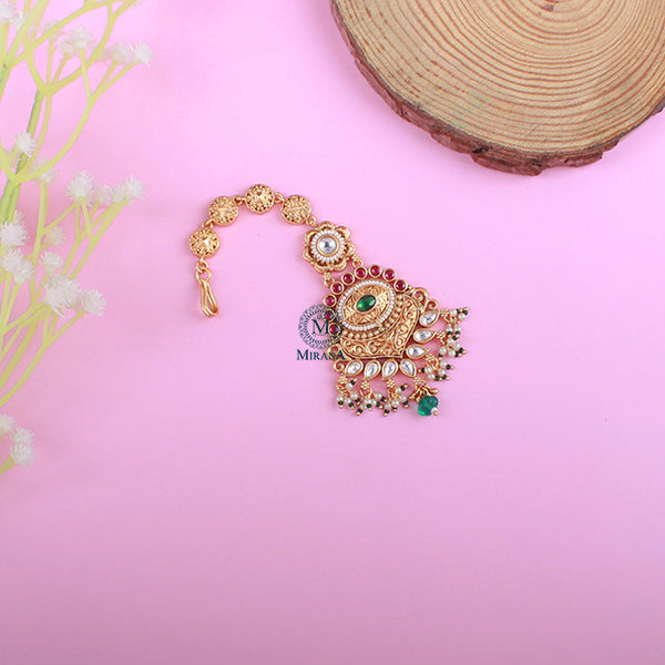 Kanika Antique Designer Maangtika