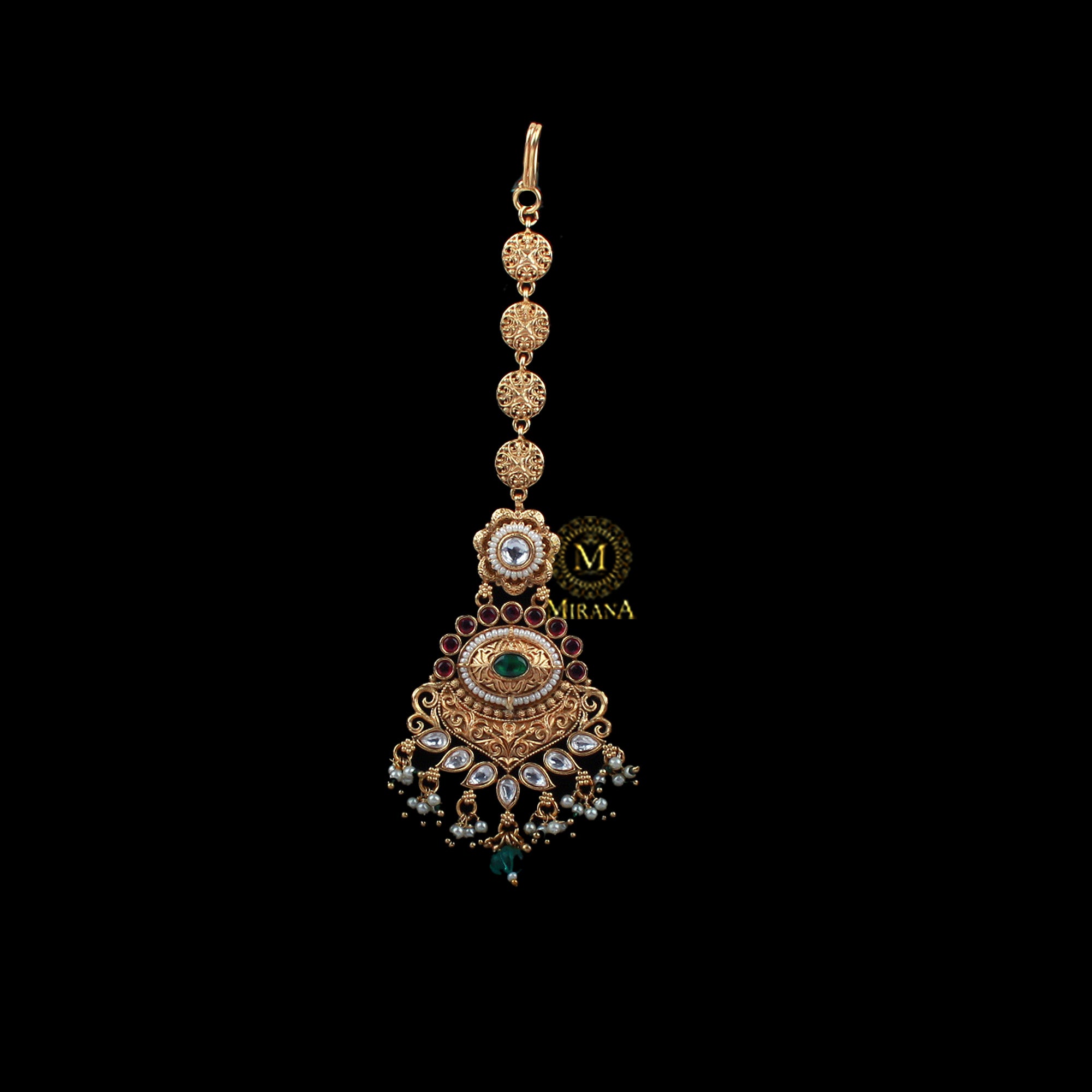 Kanika Antique Designer Maangtika