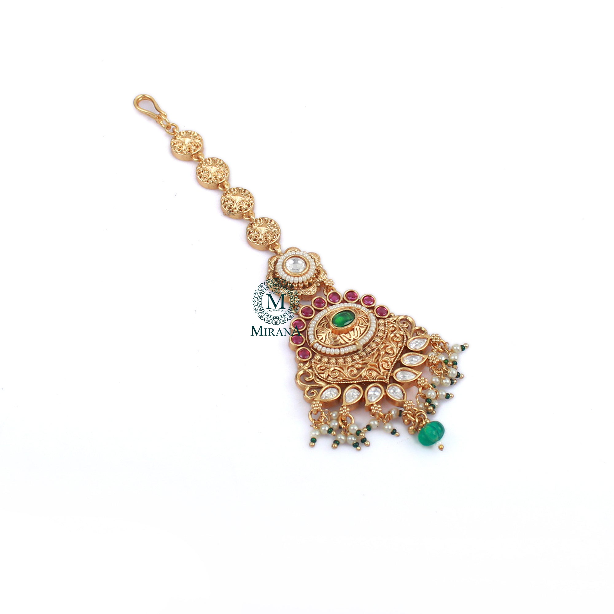 Kanika Antique Designer Maangtika