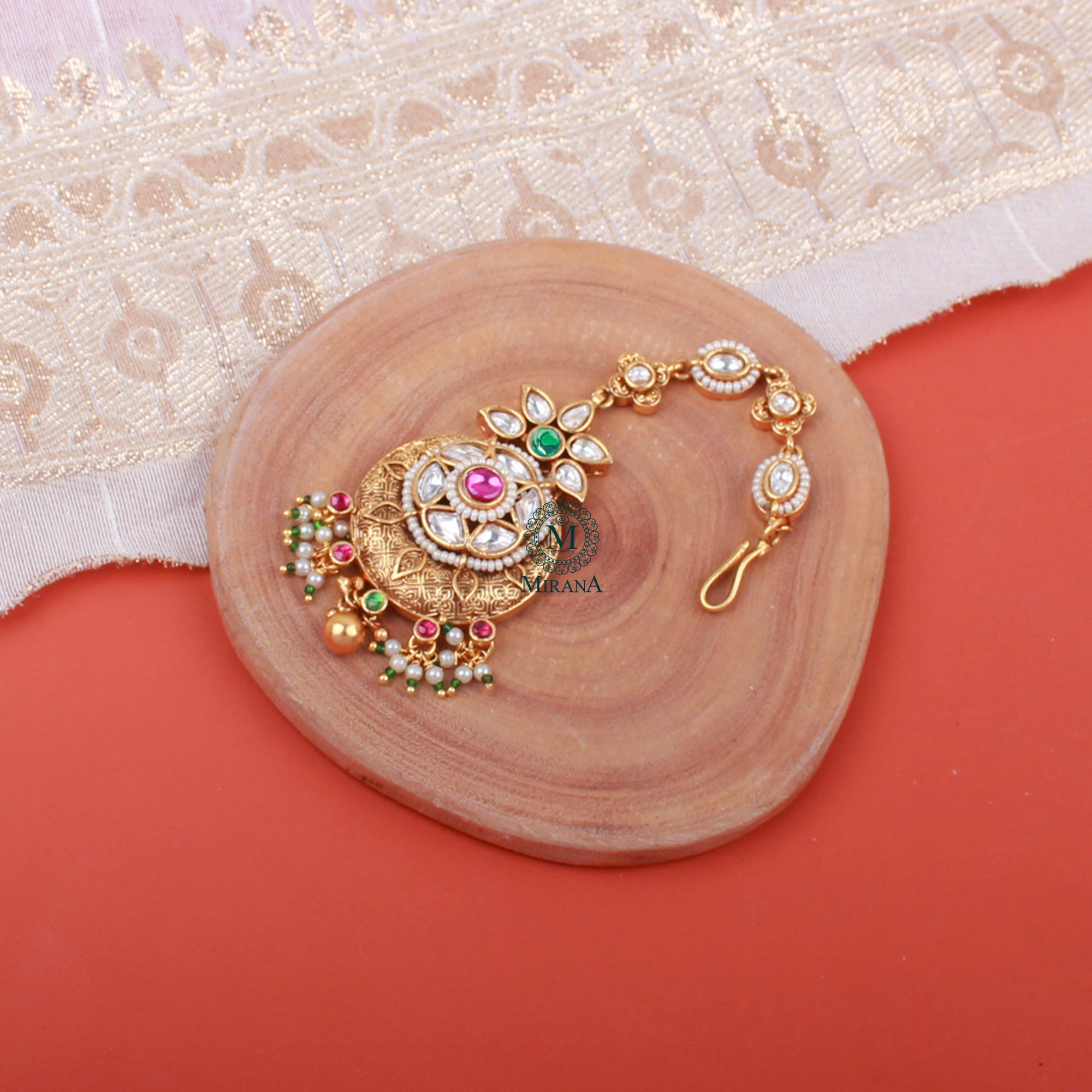 Girisha Antique Designer Maangtika