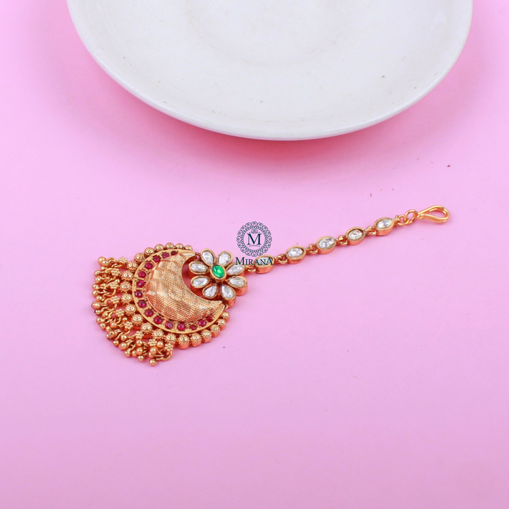 Namami Antique Designer Maangtika