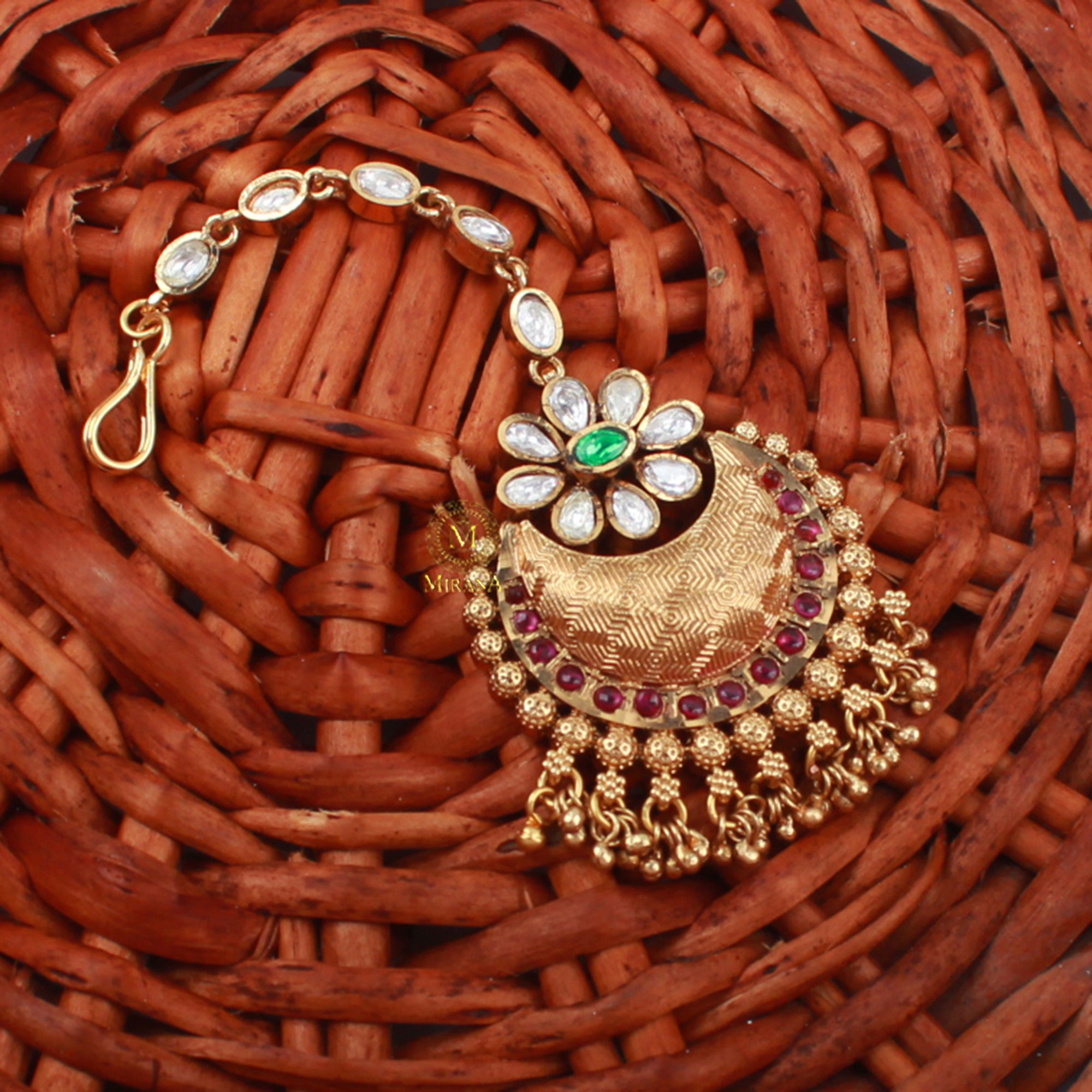 Namami Antique Designer Maangtika