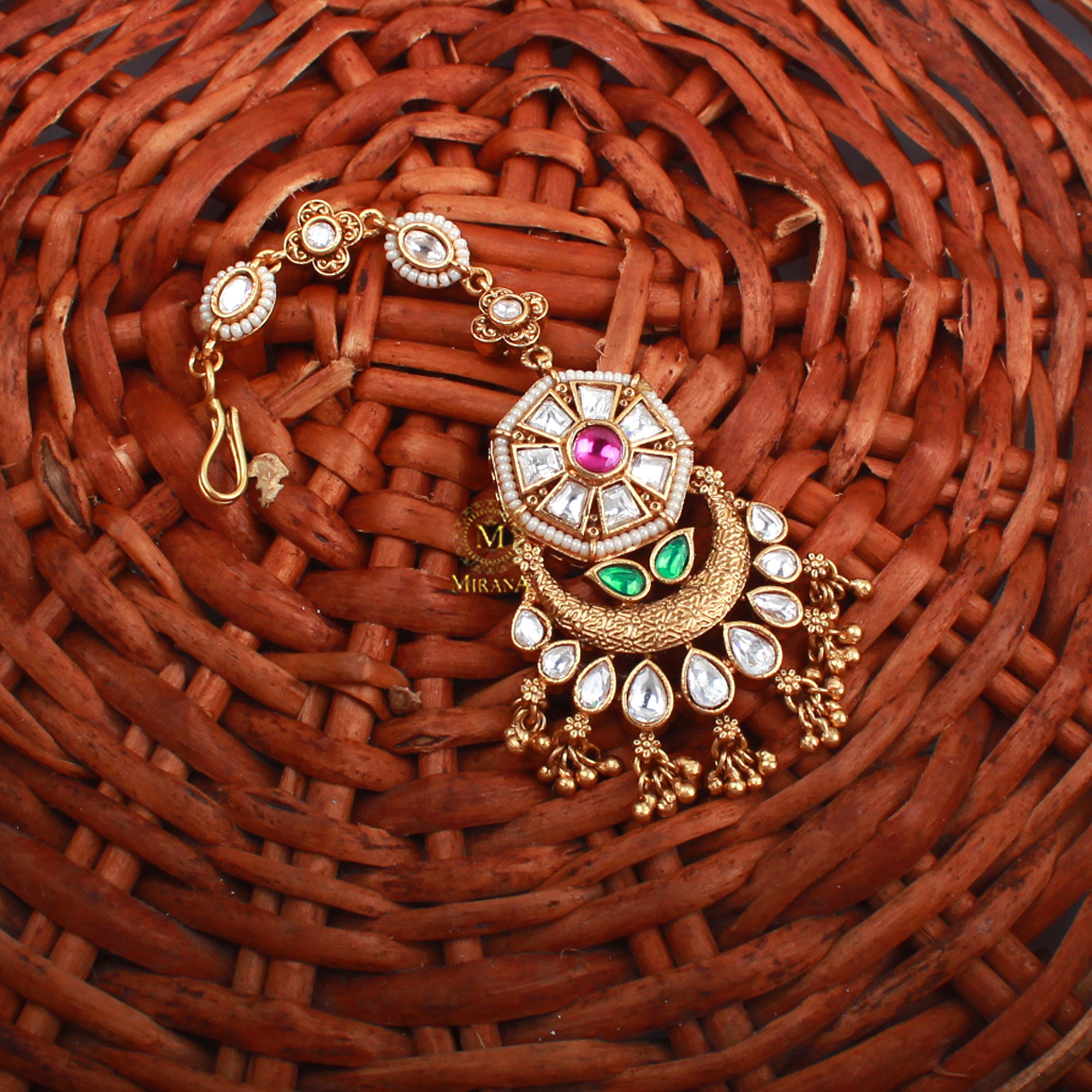 Saanjh Antique Designer Maangtika