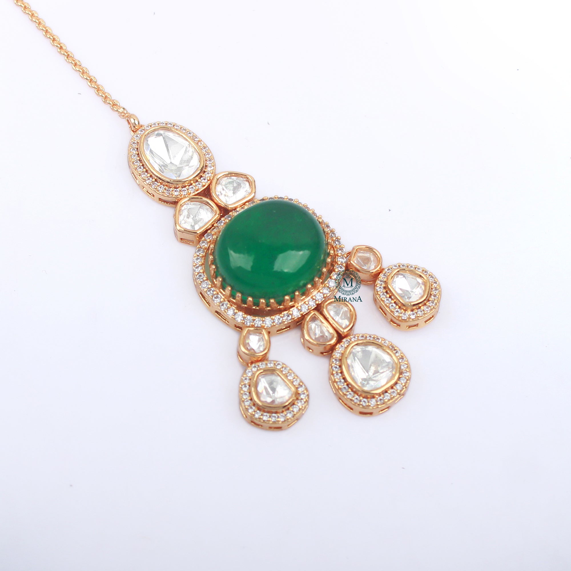 Aadhya Polki Designer Tika