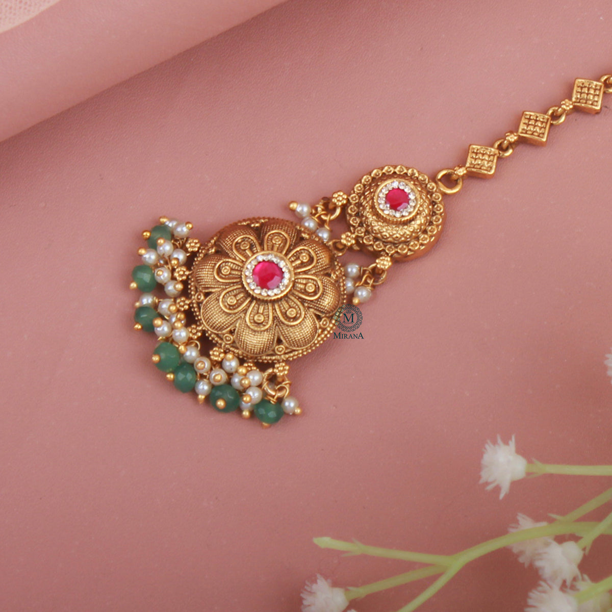 Bhuvi Antique Designer Maangtika