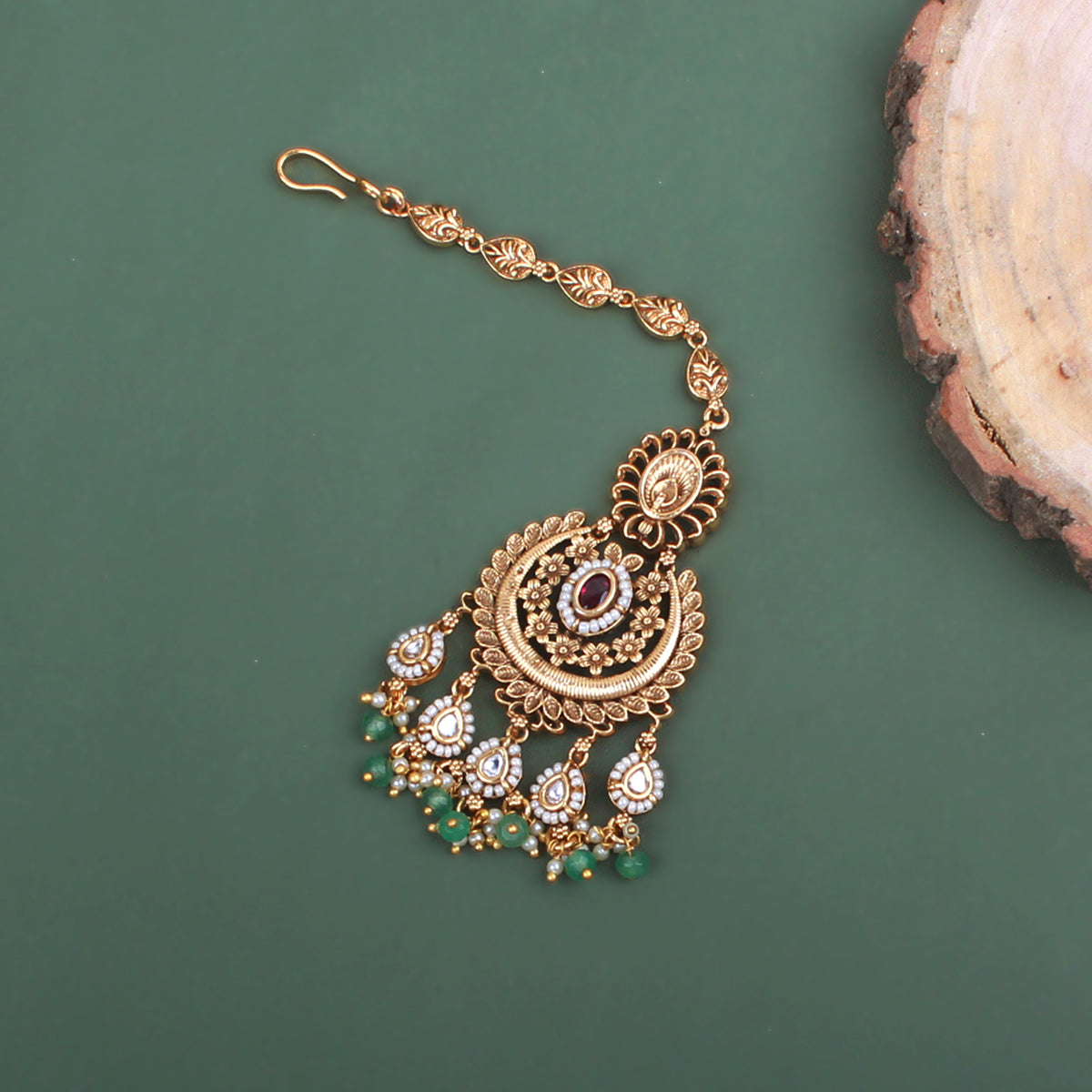Anisha Antique Designer Maangtika