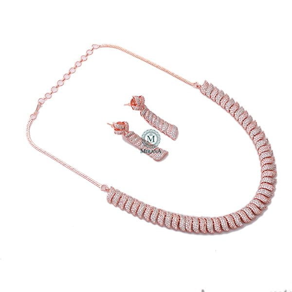 Syria Dual Tone Designer Necklace Set