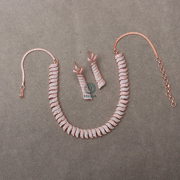 Syria Dual Tone Designer Necklace Set