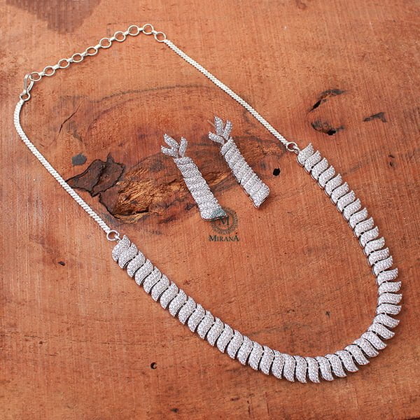Syria Dual Tone Designer Necklace Set