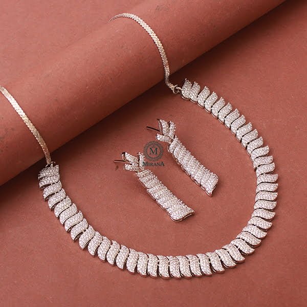 Syria Dual Tone Designer Necklace Set