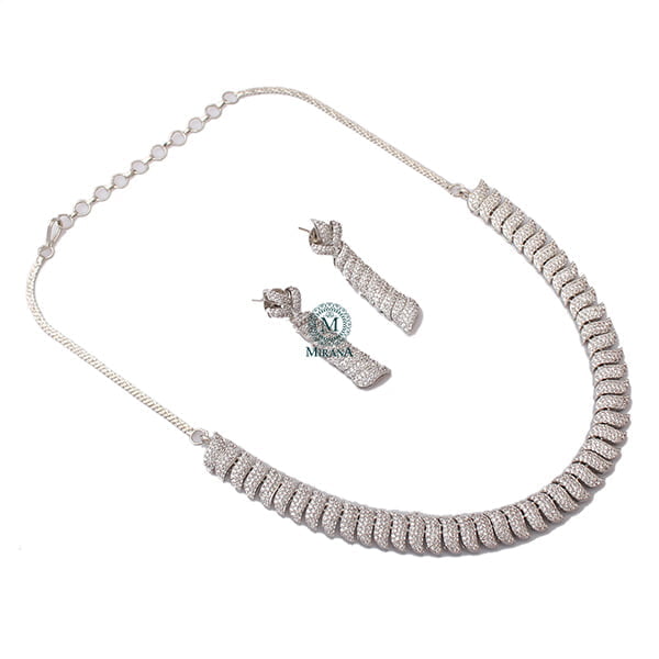 Syria Dual Tone Designer Necklace Set
