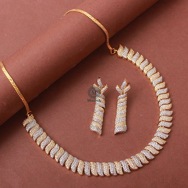 Syria Dual Tone Designer Necklace Set