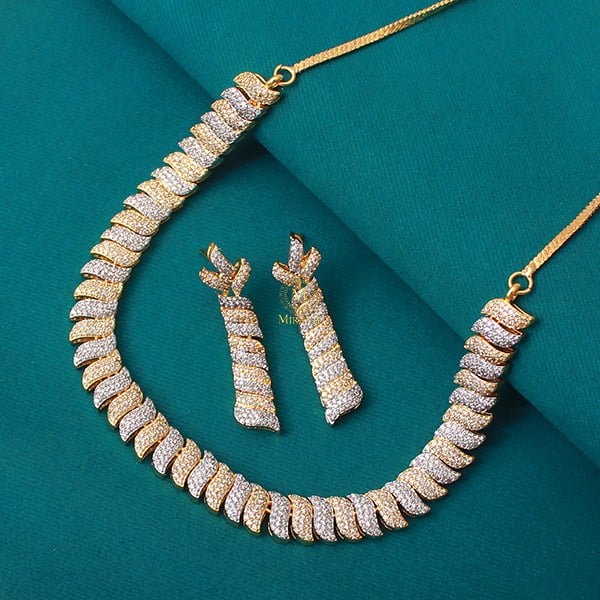 Syria Dual Tone Designer Necklace Set