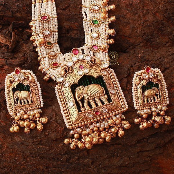 Gajagamini Antique Designer Necklace Set