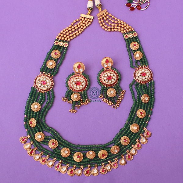 Rutvi Multi Antique Long Necklace Set