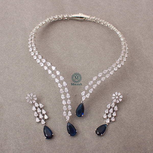Christy CZ Designer Necklace Set