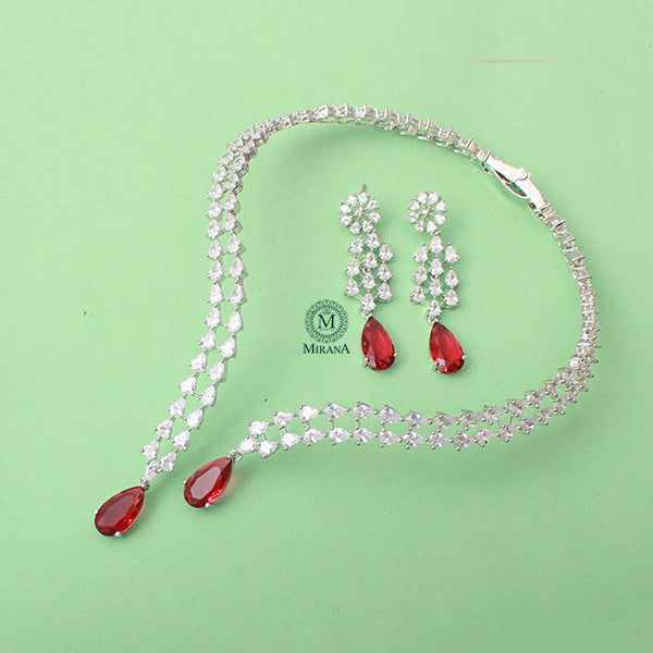 Christy CZ Designer Necklace Set