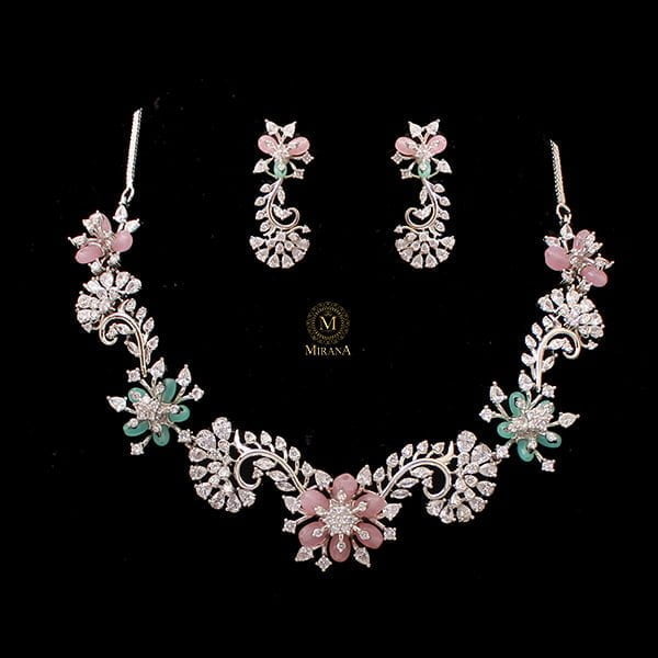 Fairy Multi Pastel Colour Designer Necklace Set