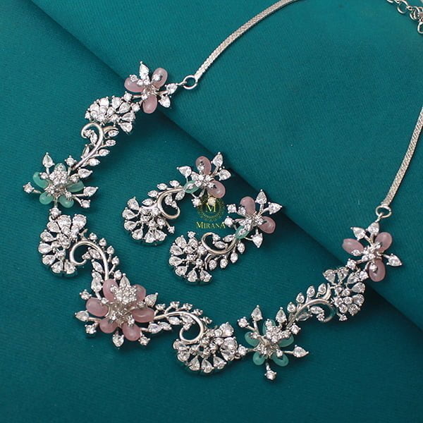 Fairy Multi Pastel Colour Designer Necklace Set