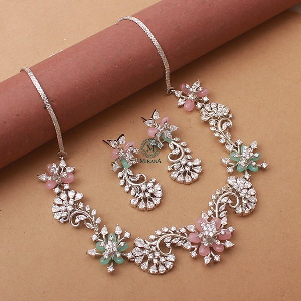 Fairy Multi Pastel Colour Designer Necklace Set