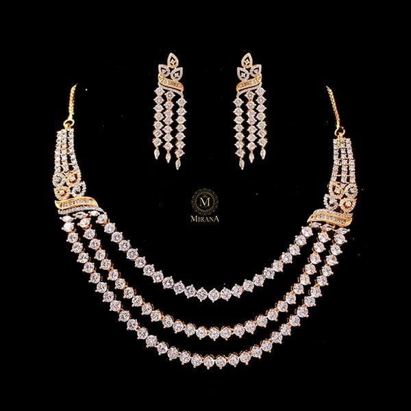 Nancy Triple Layered Designer Necklace Set