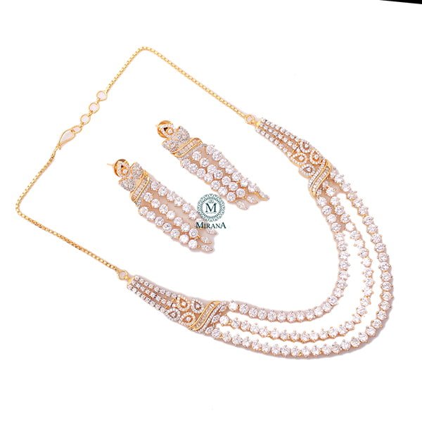 Nancy Triple Layered Designer Necklace Set