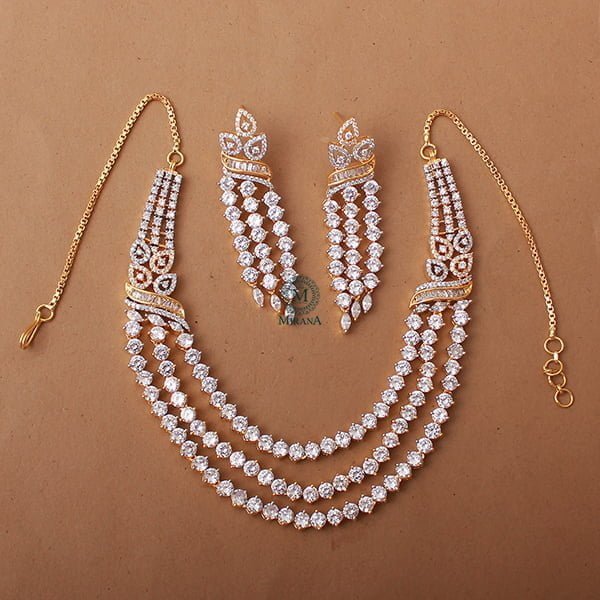 Nancy Triple Layered Designer Necklace Set