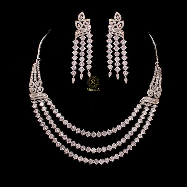 Nancy Triple Layered Designer Necklace Set