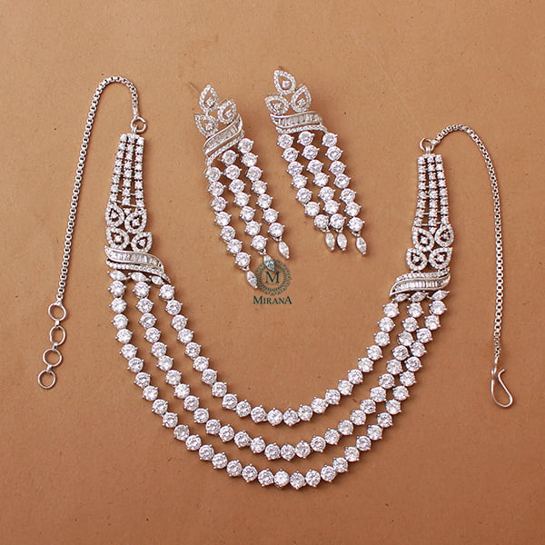 Nancy Triple Layered Designer Necklace Set