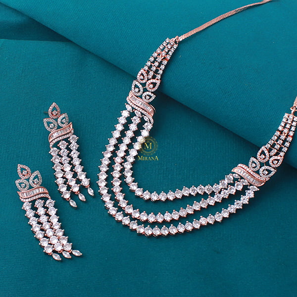 Nancy Triple Layered Designer Necklace Set