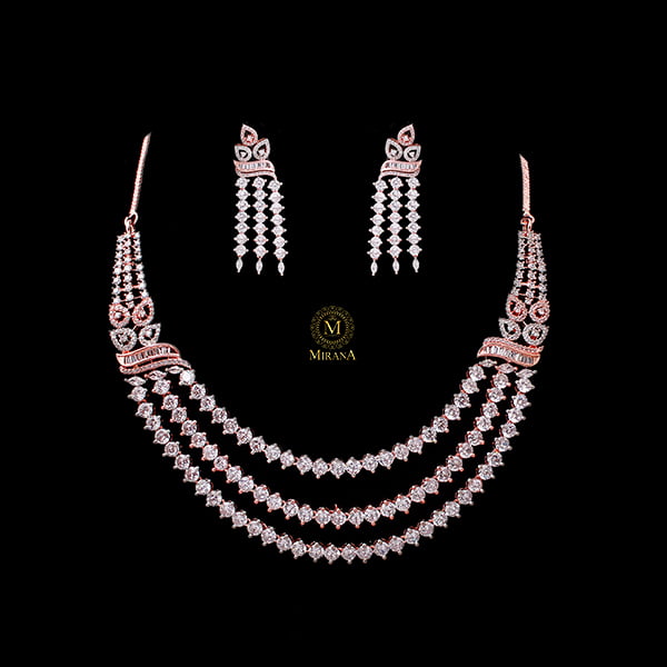 Nancy Triple Layered Designer Necklace Set