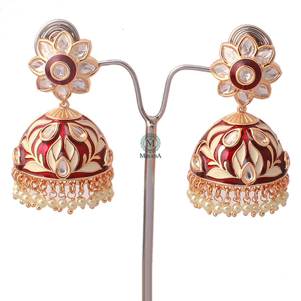 Devishi Polki Husli Designer Necklace Set