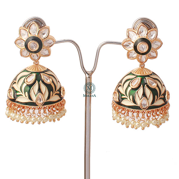 Devishi Polki Husli Designer Necklace Set
