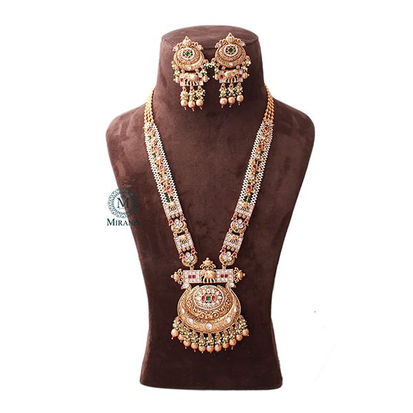 Neesha Multi Antique Long Necklace Set