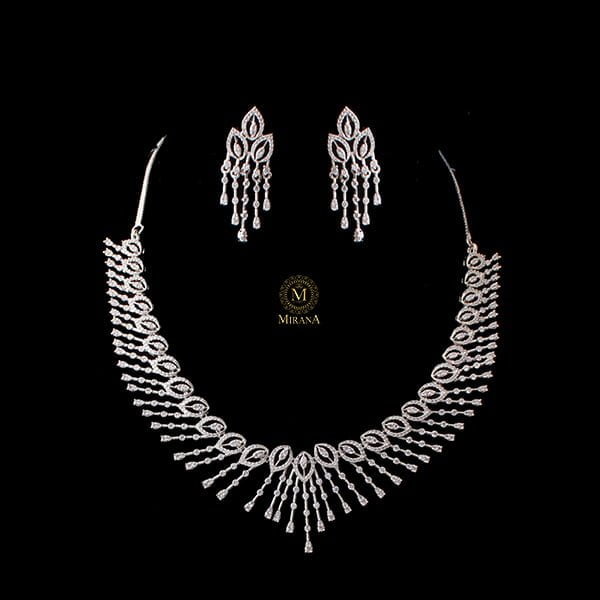 Julisha CZ Designer Necklace Set