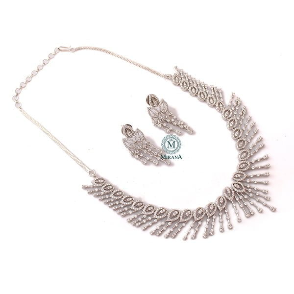 Julisha CZ Designer Necklace Set