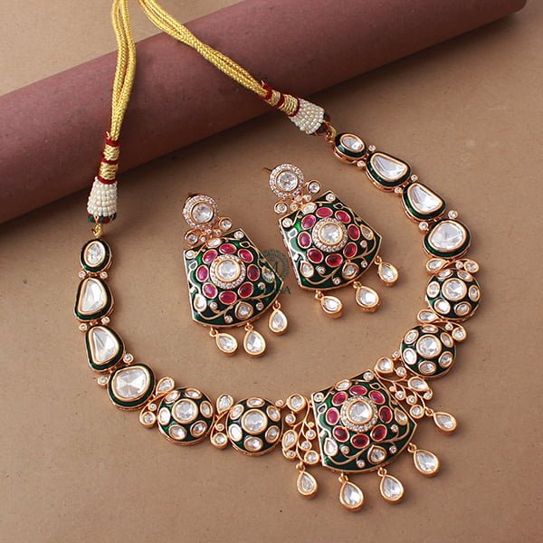 Sadhvi Polki Designer Necklace Set