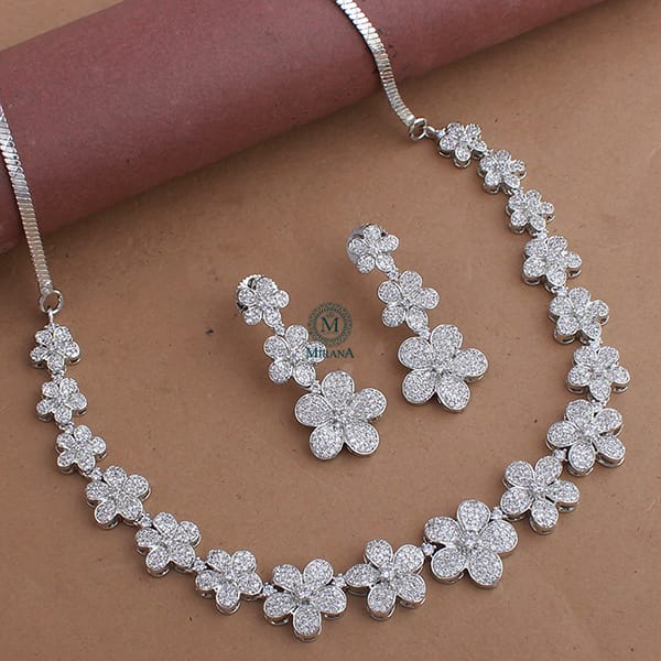 Florisha Dual Tone Necklace set