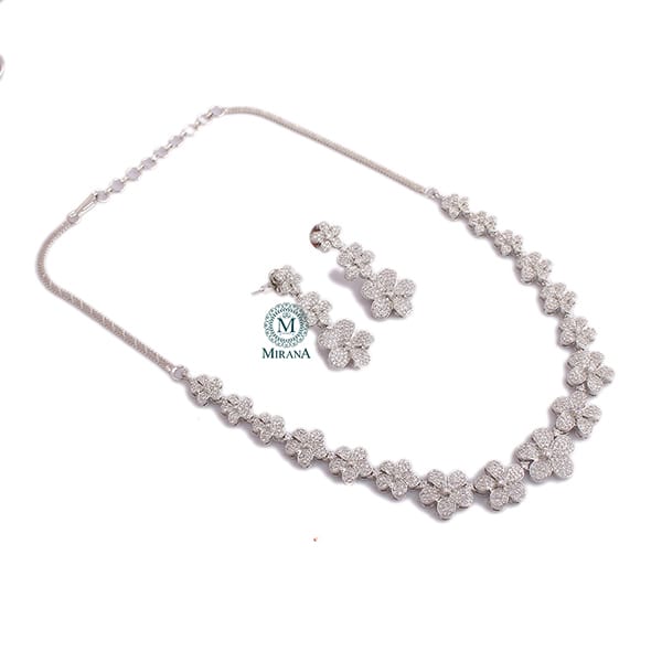 Florisha Dual Tone Necklace set