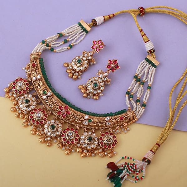 Ashima Husli Antique Designer Necklace Set