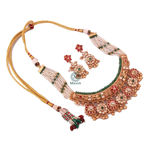 Ashima Husli Antique Designer Necklace Set