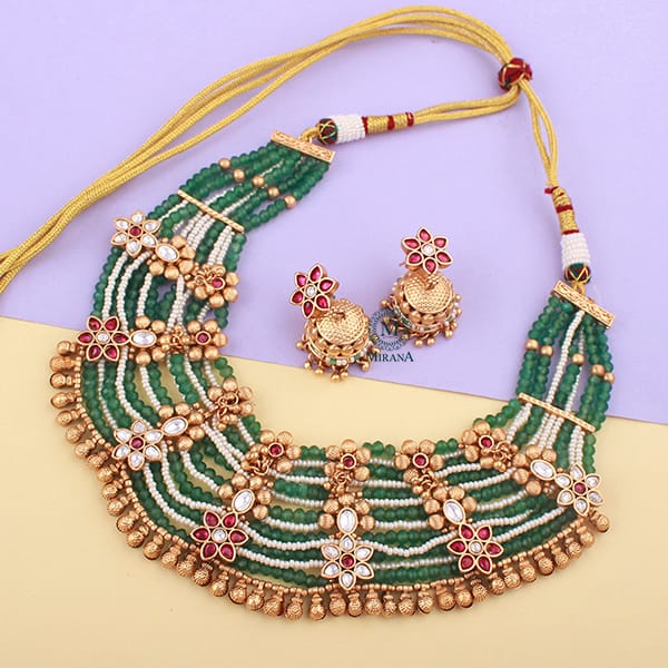 Amoli Antique Layered Necklace Set