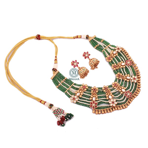 Amoli Antique Layered Necklace Set