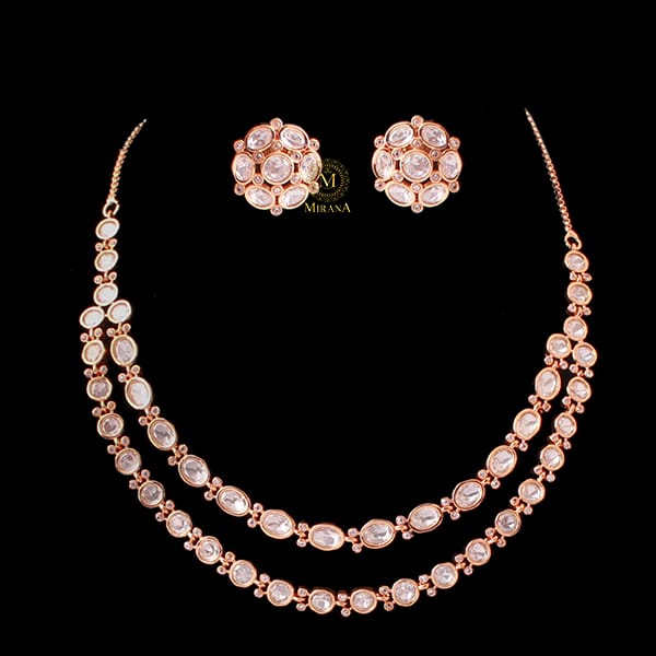 Soni Polki Layered Designer Necklace Set