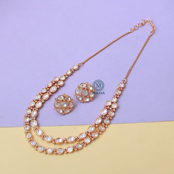 Soni Polki Layered Designer Necklace Set