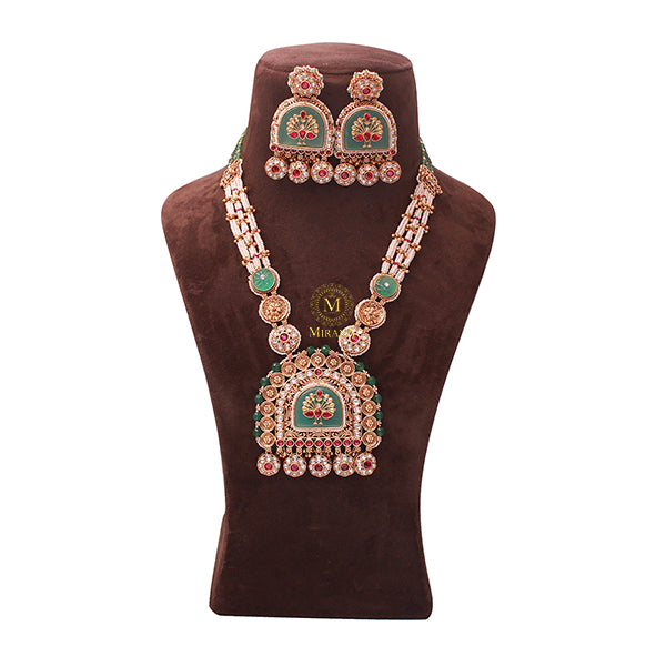 Morni Antique Designer Long Necklace Set