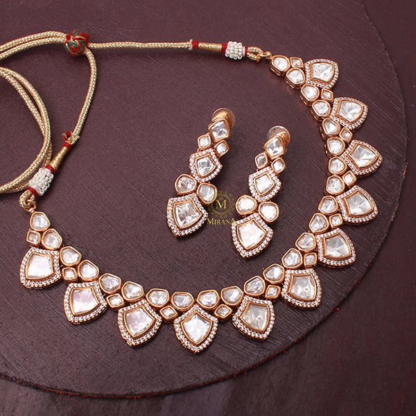 Gargi Polki Designer Necklace Set